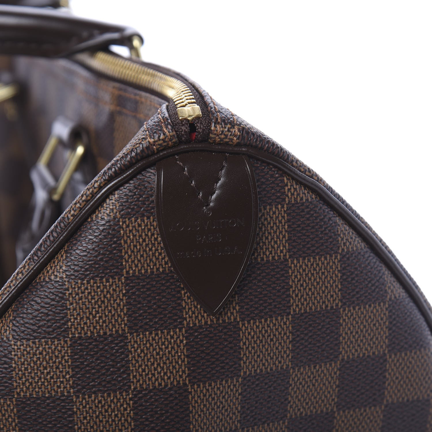 Louis Vuitton Damier Ebene Speedy 35 6 of 10