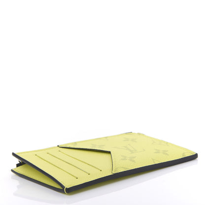 Louis Vuitton Monogram Taiga Coin Card Holder Yellow 4 of 10