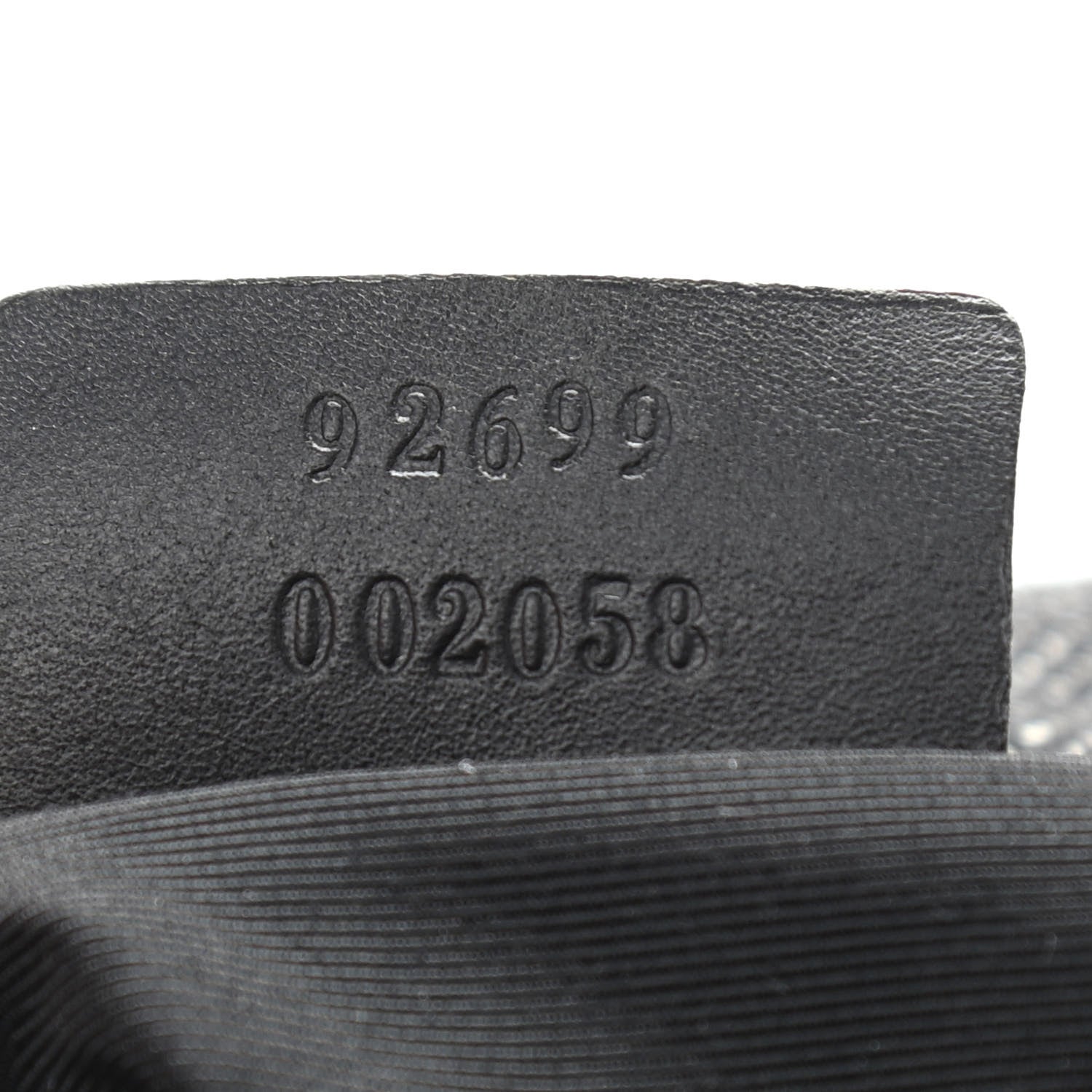 Gucci Denim Monogram GG Signature Shoulder Bag Black 7 of 11