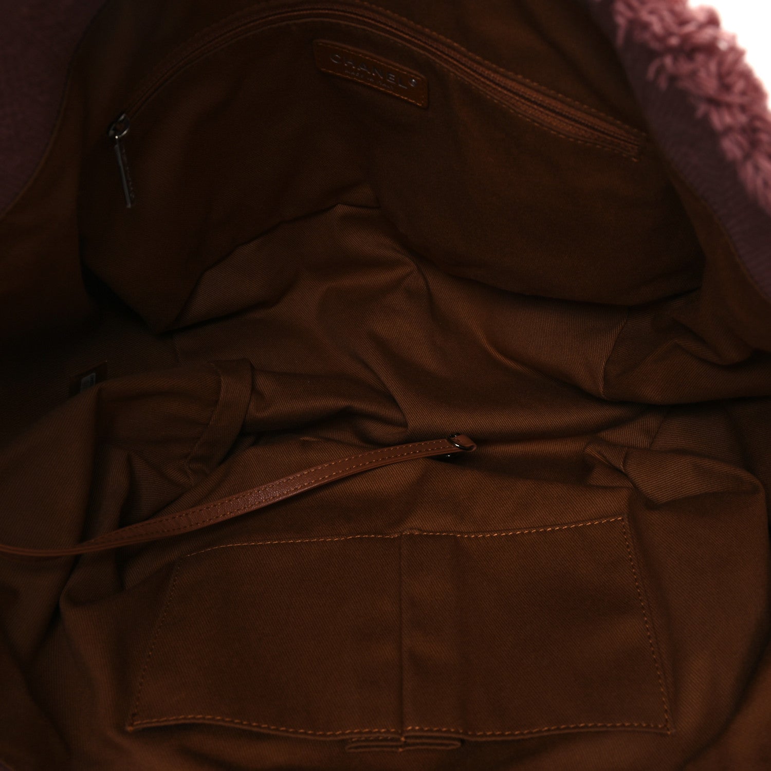 Chanel Canvas Small Double Face Shopping Tote Pink 5 of 10