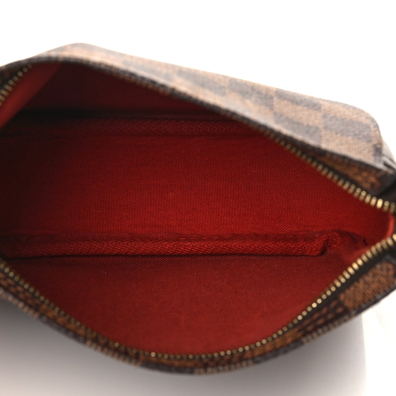 Louis Vuitton Damier Ebene Trousse Make Up Bag Pochette 9 of 11