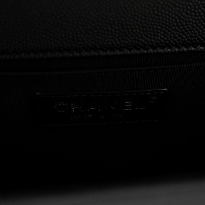 Chanel Caviar Quilted Medium Boy Flap Black 6 of 13