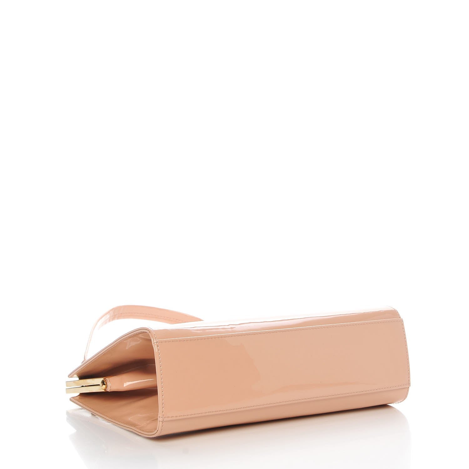Mansur Gavriel Patent Calfskin Elegant Top Handle Bag Rosa 4 of 7