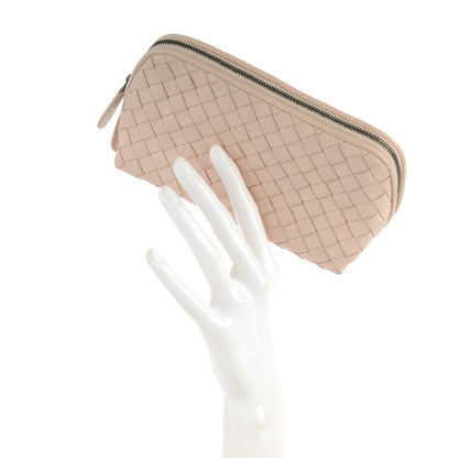 Bottega Veneta Nappa Intrecciato Cosmetic Pouch Petal Pink 2 of 8