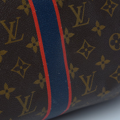 Louis Vuitton Monogram My LV Heritage Speedy Bandouliere 35 Blue Marine Rouge 17 of 23