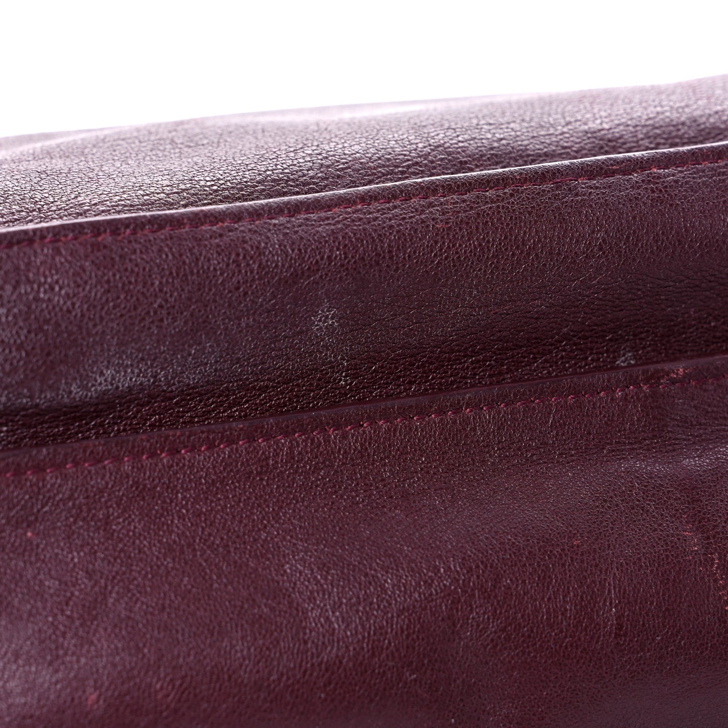 Lambskin PS1 Large Satchel Oxblood