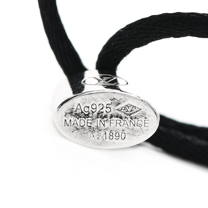 Louis Vuitton X UNICEF Sterling Silver Lockit Bracelet Black 4 of 6