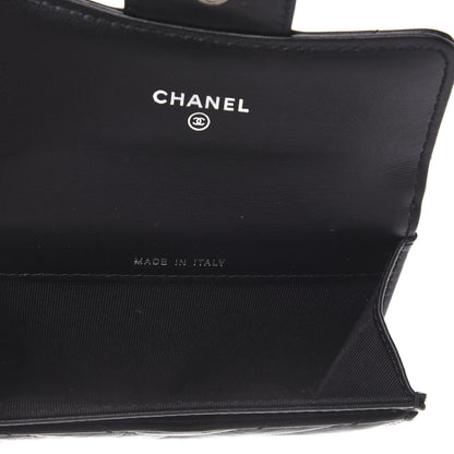 Chanel Aged Calfskin Chevron Quilted Reissue Card Holder Wallet So Black 5 of 8