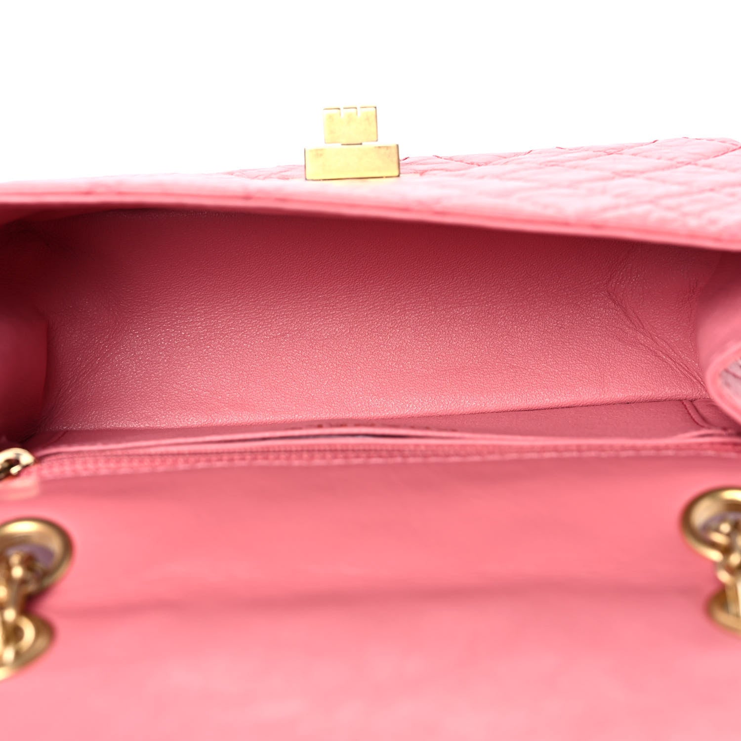 Chanel Aged Calfskin Quilted 2.55 Reissue Mini Flap Pink 4 of 9