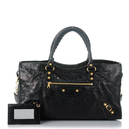 Balenciaga Agneau Giant 12 Gold Hardware Part Time Black 1 of 7