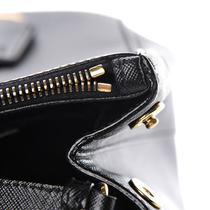 Prada Saffiano Medium Galleria Double Zip Tote Black 19 of 26