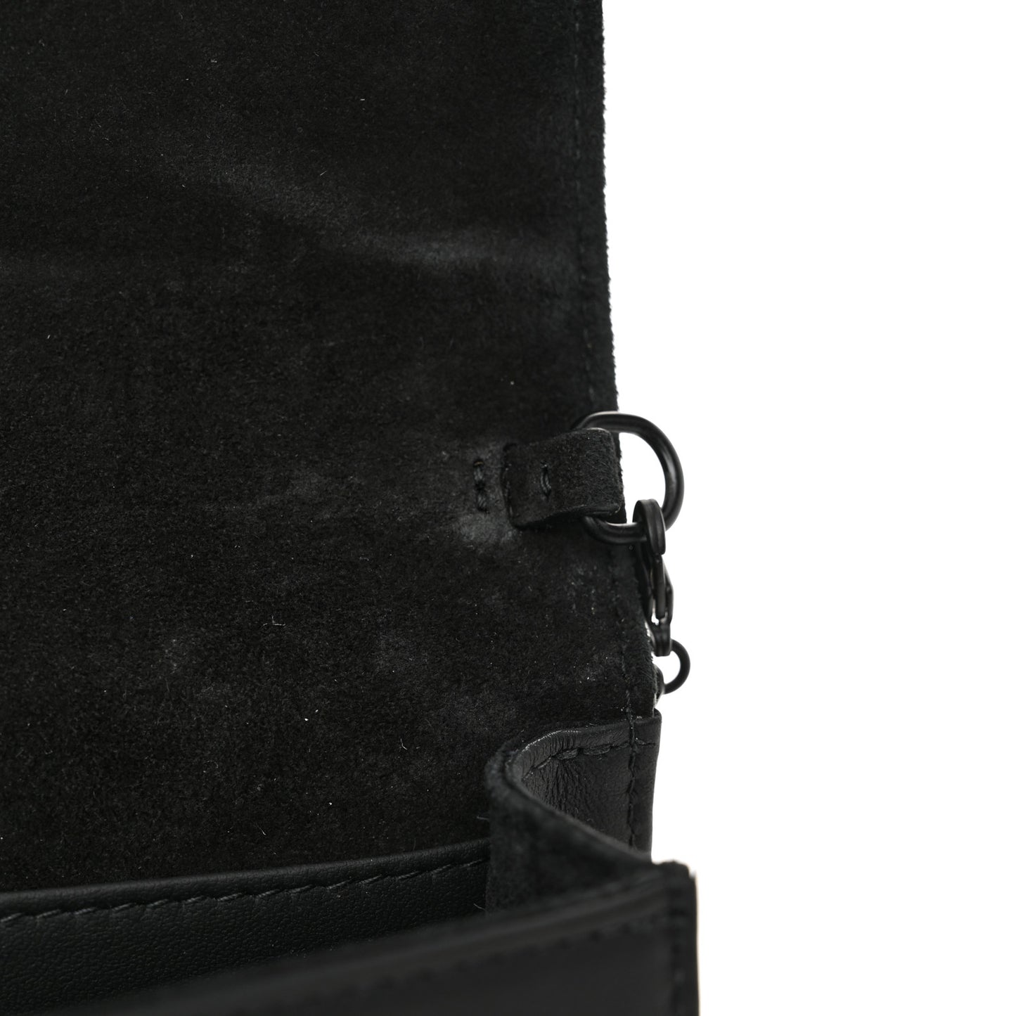 Ultra Matte Calfskin Cannage Lady Dior Clutch Black