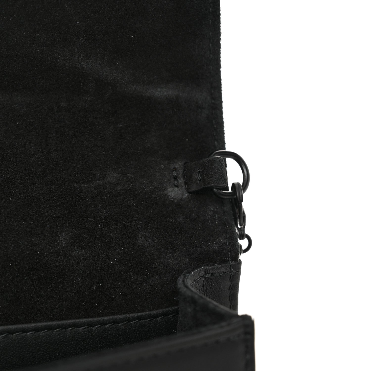 Christian Dior Ultra Matte Calfskin Cannage Lady Dior Clutch Black 12 of 12