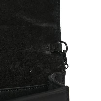 Christian Dior Ultra Matte Calfskin Cannage Lady Dior Clutch Black 12 of 12