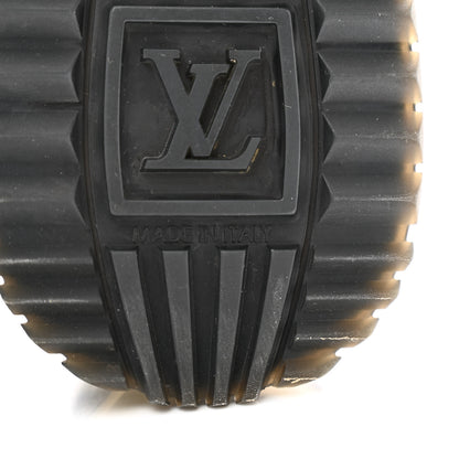 Louis Vuitton Suede Monogram Run Away Sneakers 39 Black 7 of 11