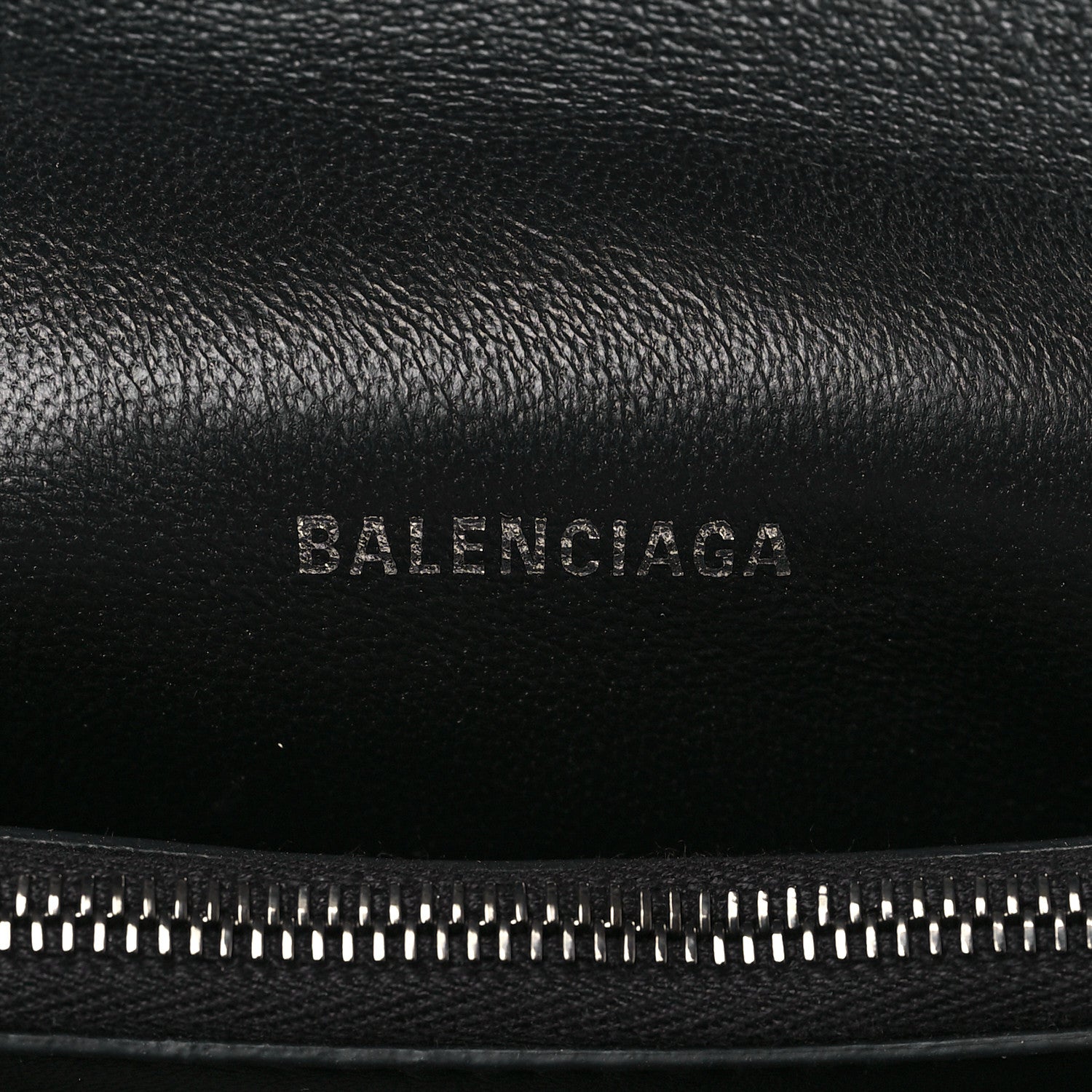 Balenciaga Crushed Calfskin Quilted Matte Black Hardware Small Crush Chain Bag Black 6 of 9