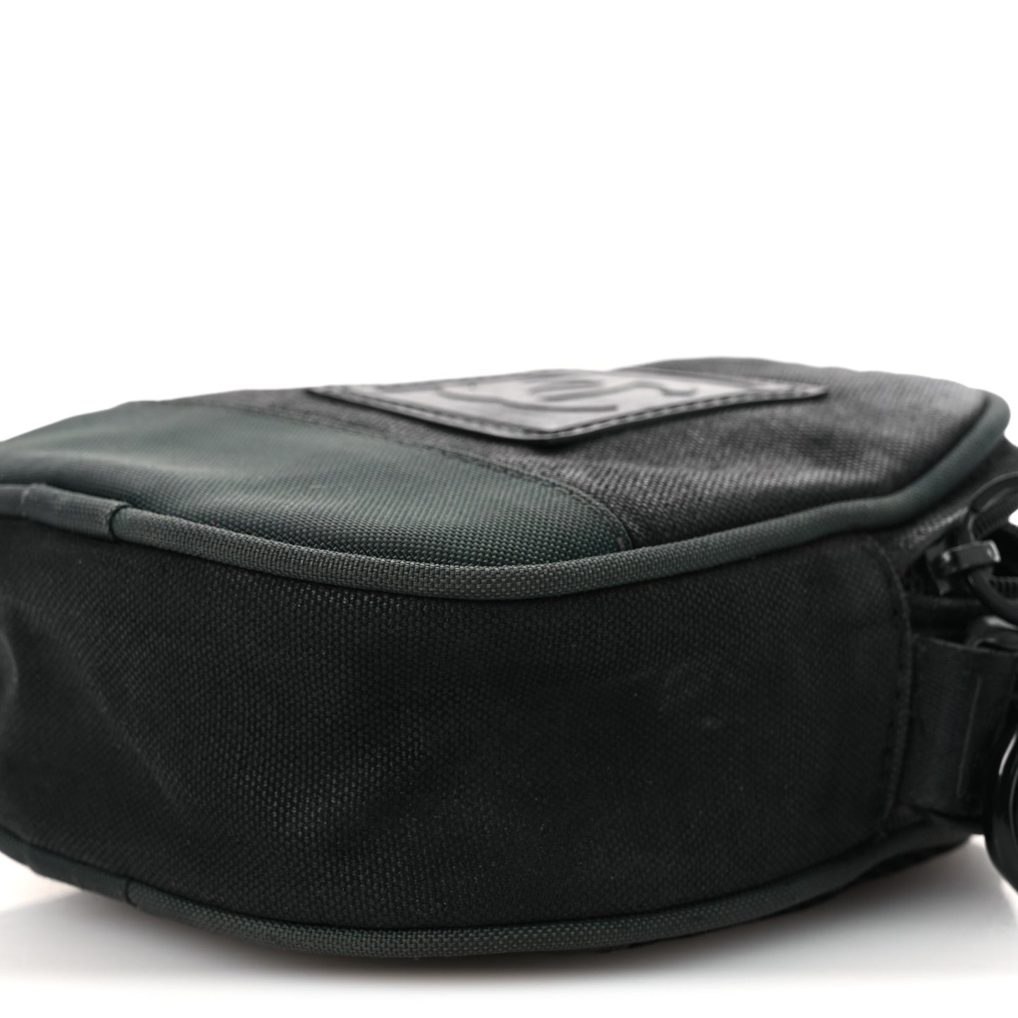 Canvas Nylon Sport Crossbody Black Green