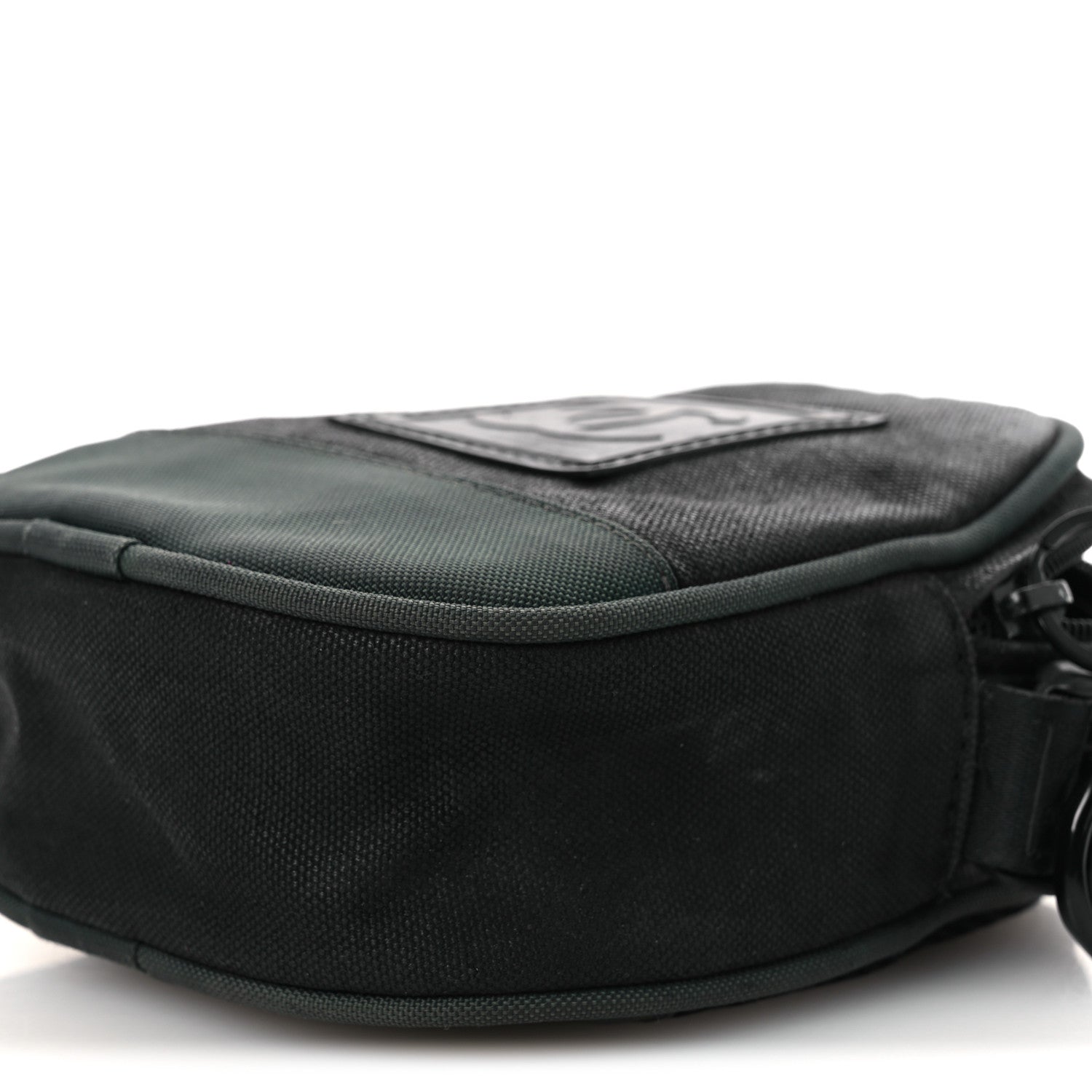Chanel Canvas Nylon Sport Crossbody Black Green 10 of 15