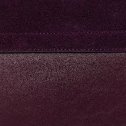 Chloe Calfskin Suede Medium Faye Shoulder Bag Intense Violine 13 of 15