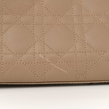 Christian Dior Lambskin Cannage Soft East West Tote Beige 12 of 12
