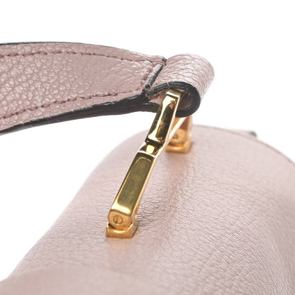 Miu Miu Goatskin Madras Top Handle Bag Mughetto 20 of 20