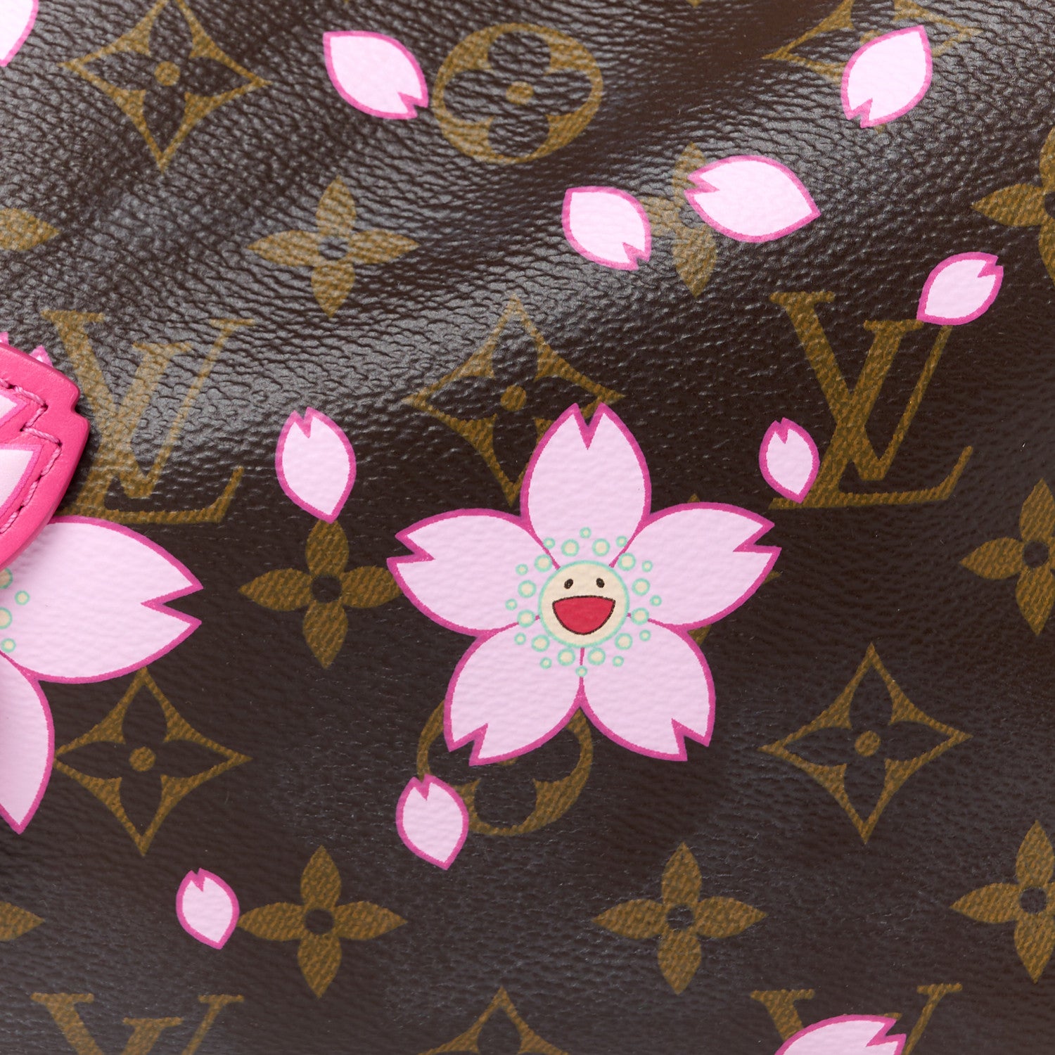 Louis Vuitton LV X TM Monogram Cherry Blossom Speedy Bandouliere 25 Sakura Brown 10 of 12