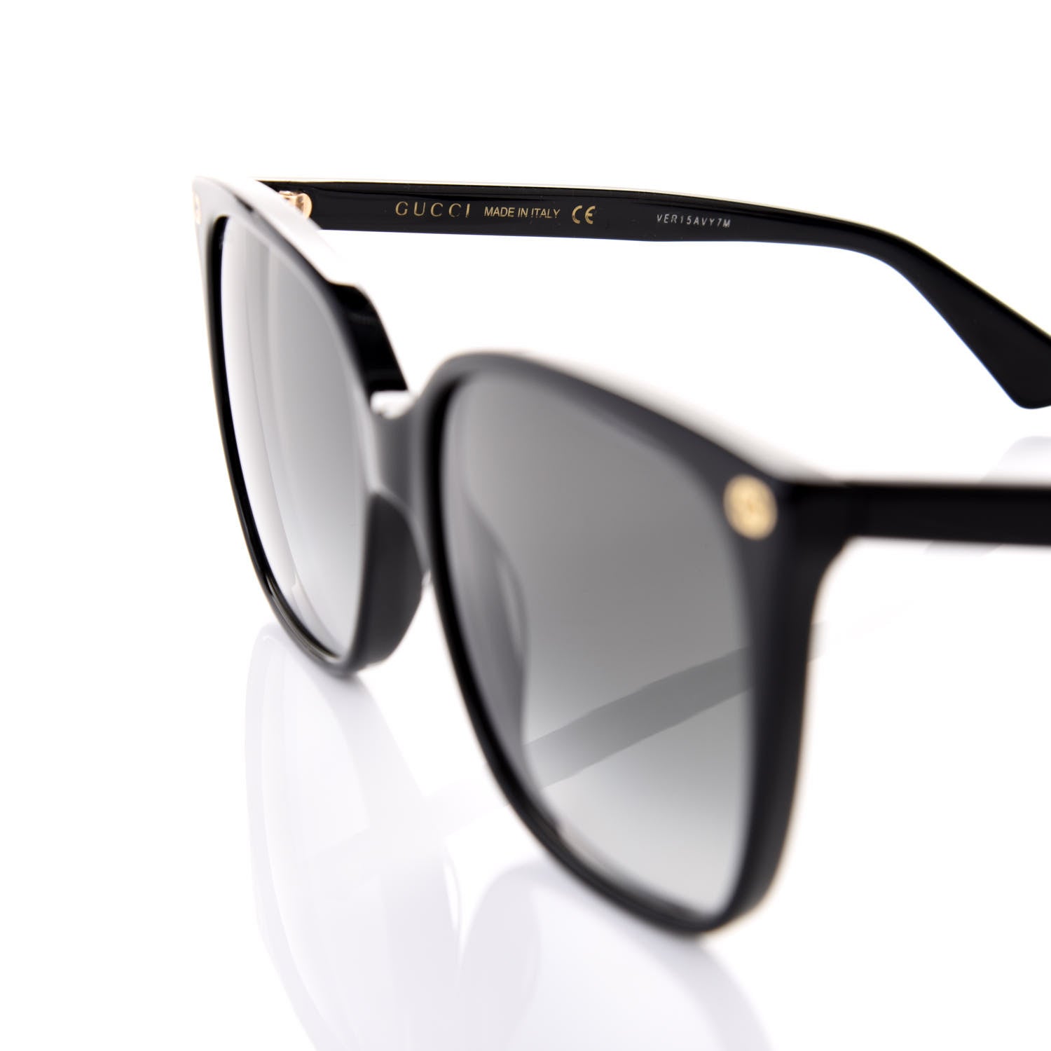 Gucci Acetate GG Sunglasses GG0022S Black 6 of 7