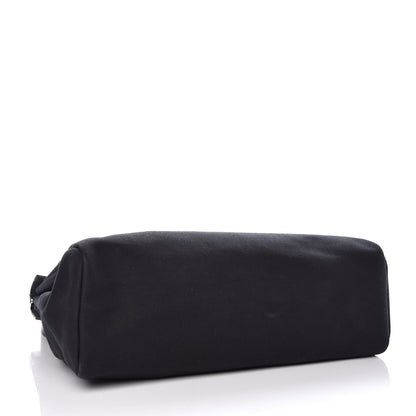 Hermes Toile Vache Calfskin Herbag 39 Black 5 of 10