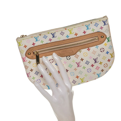 Louis Vuitton Monogram Multicolor Pochette Plate GM White 2 of 5