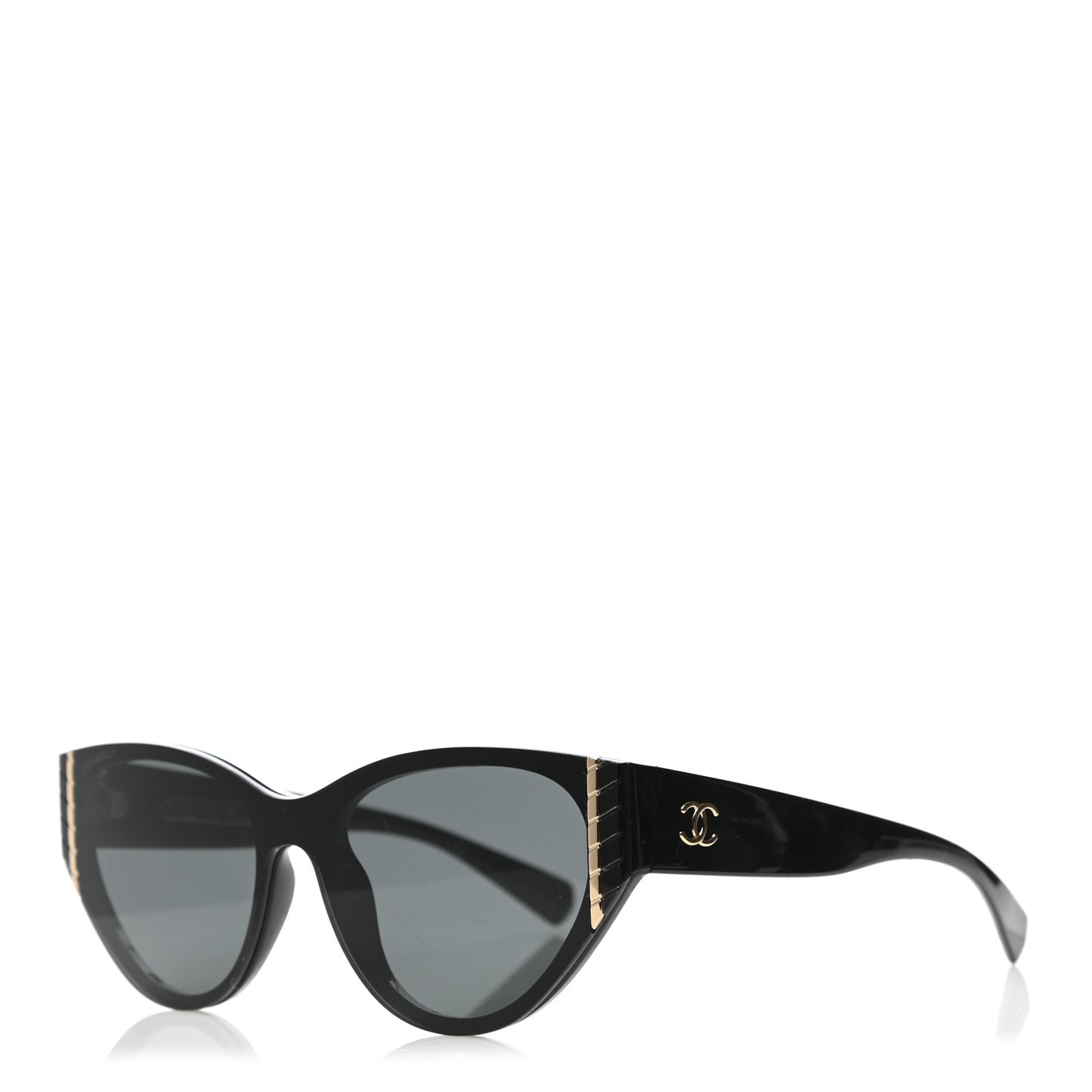 Acetate Cat Eye Sunglasses 6054 Black