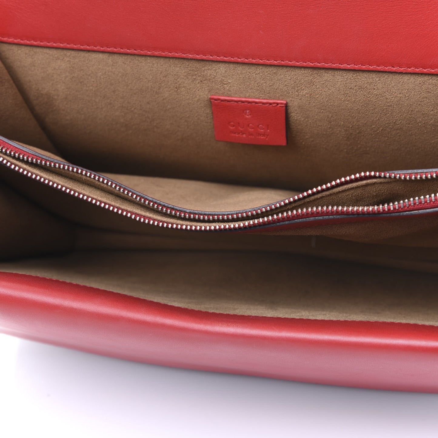 GG Supreme Monogram Arabesque Medium Dionysus Shoulder Bag Hibiscus Red