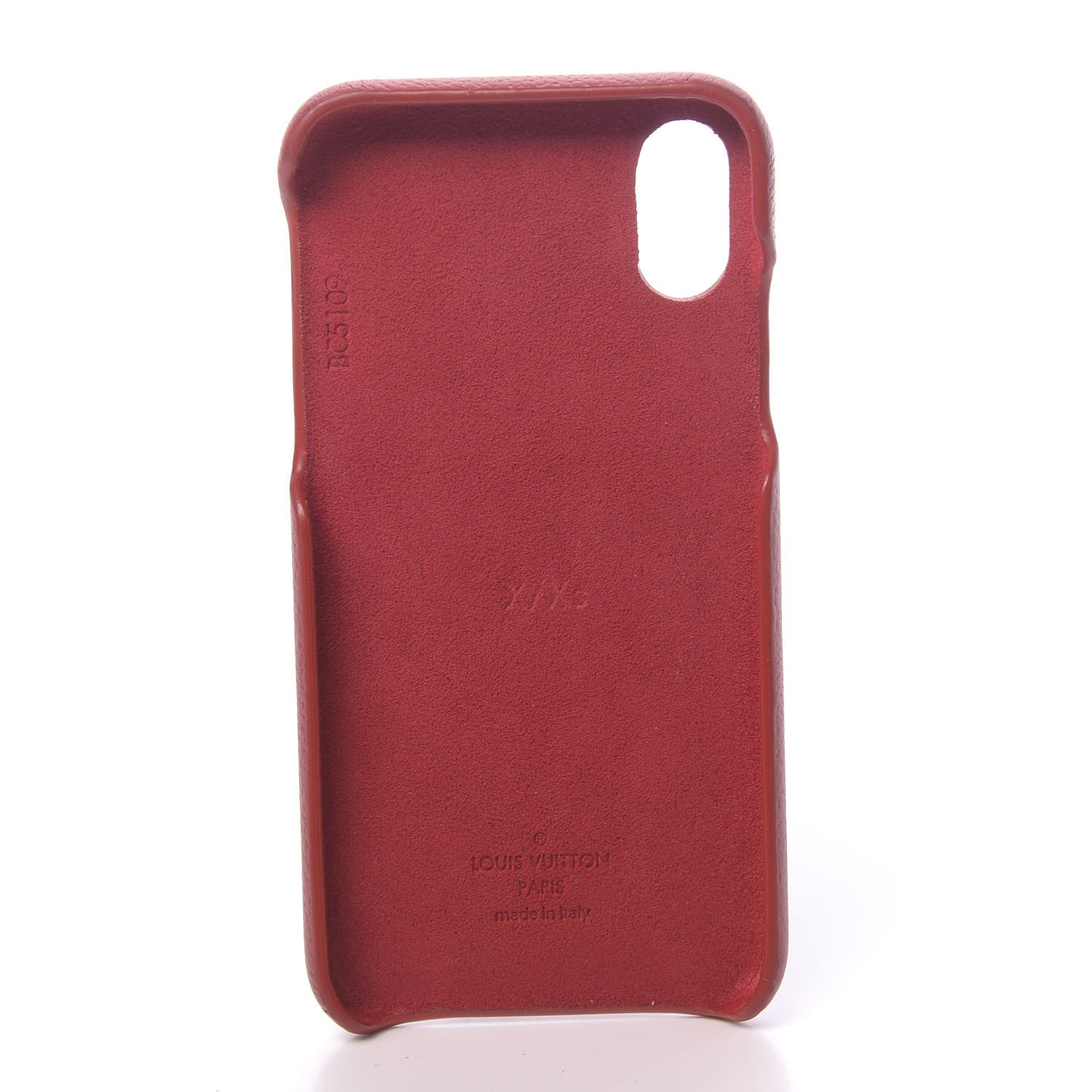 Louis Vuitton Calfskin Monogram iPhone X/XS Bumper Scarlet 5 of 8
