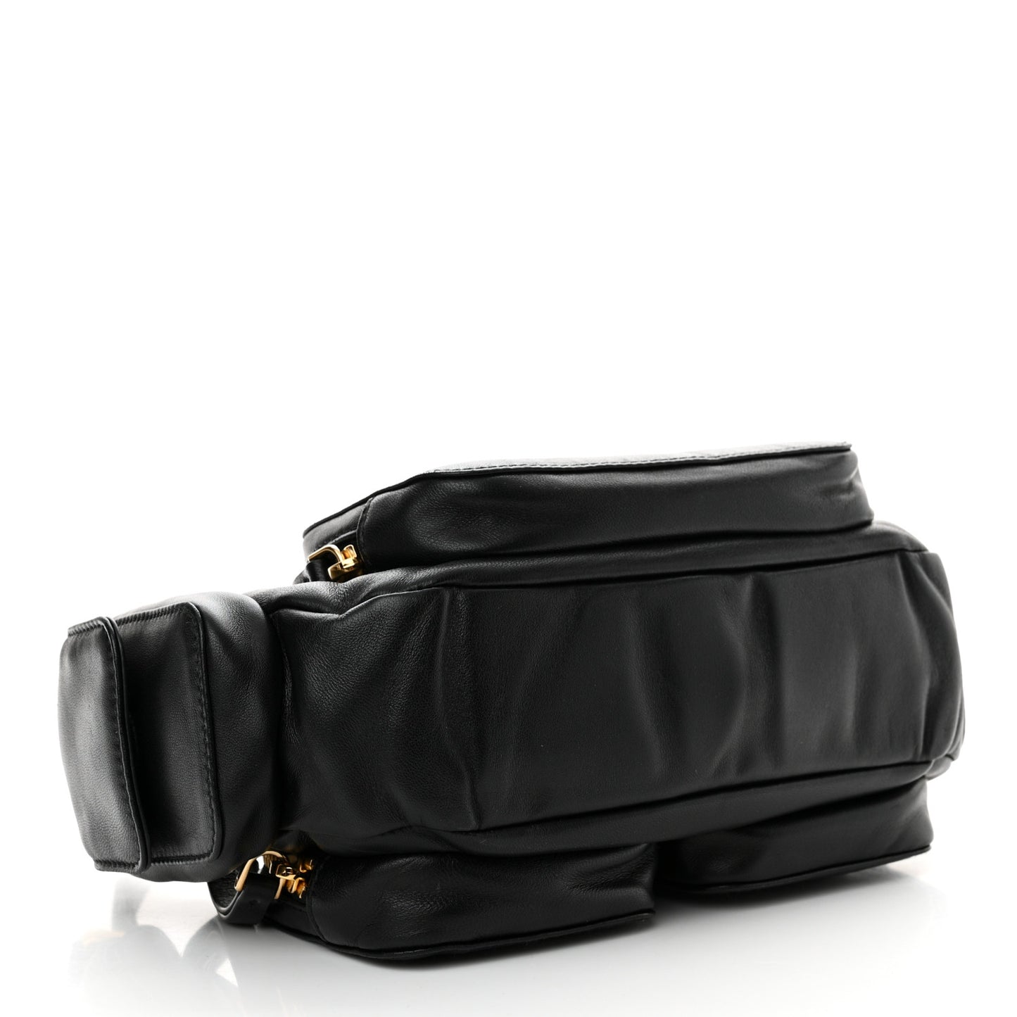Nappa Multi Pocket Hobo Black