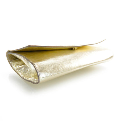 Saint Laurent Leather Belle de Jour Clutch Gold 3 of 6