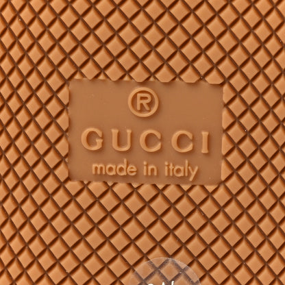 Gucci Denim GG Monogram Calfskin Web Mens Screener Sneakers 8.5 Blue 7 of 9
