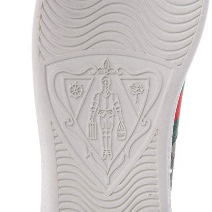 Gucci GG Supreme Monogram Strawberry Web Womens Ace Sneakers 36 Beige Multicolor Red Green 8 of 10
