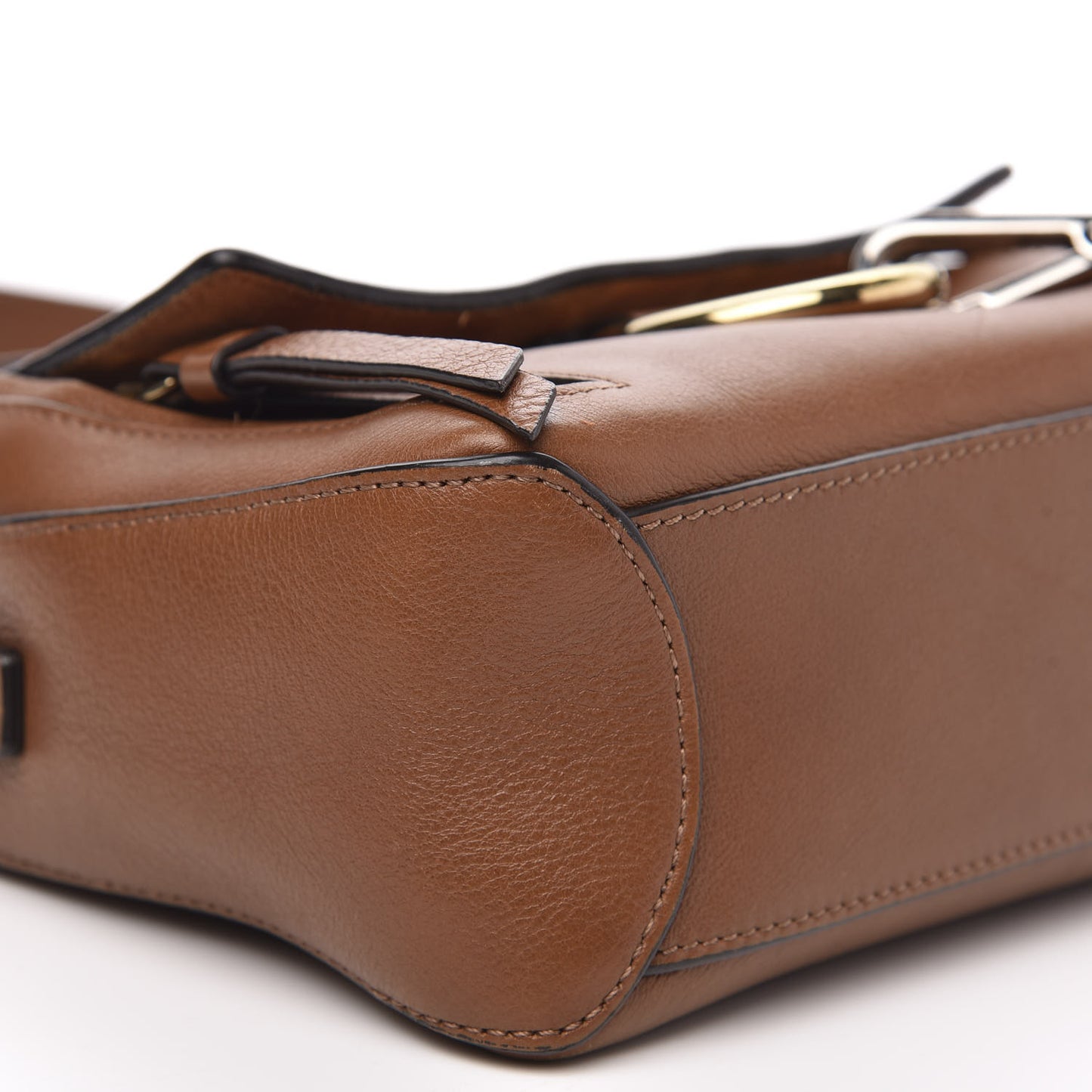 Calfskin Mini Faye Day Shoulder Bag Tan