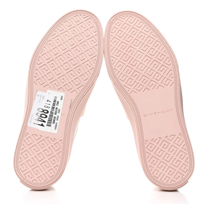 Givenchy Calfskin Band Logo Womens City Sport Sneakers 37 White Pink 5 of 9