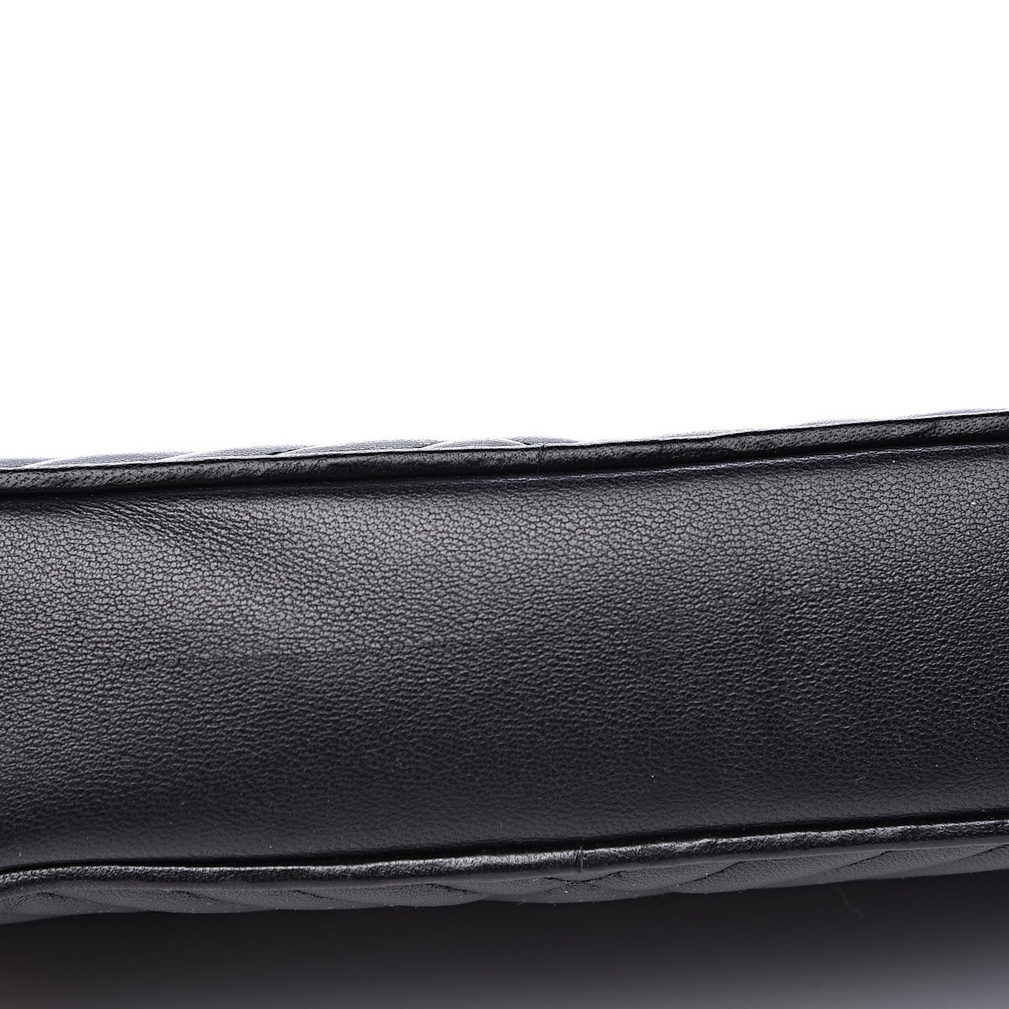 Nappa Impunture Diagramme Mini Double Zip Chain Crossbody Bag Black