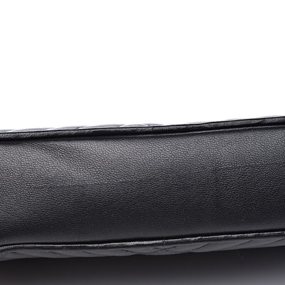 Prada Nappa Impunture Diagramme Mini Double Zip Chain Crossbody Bag Black 11 of 12