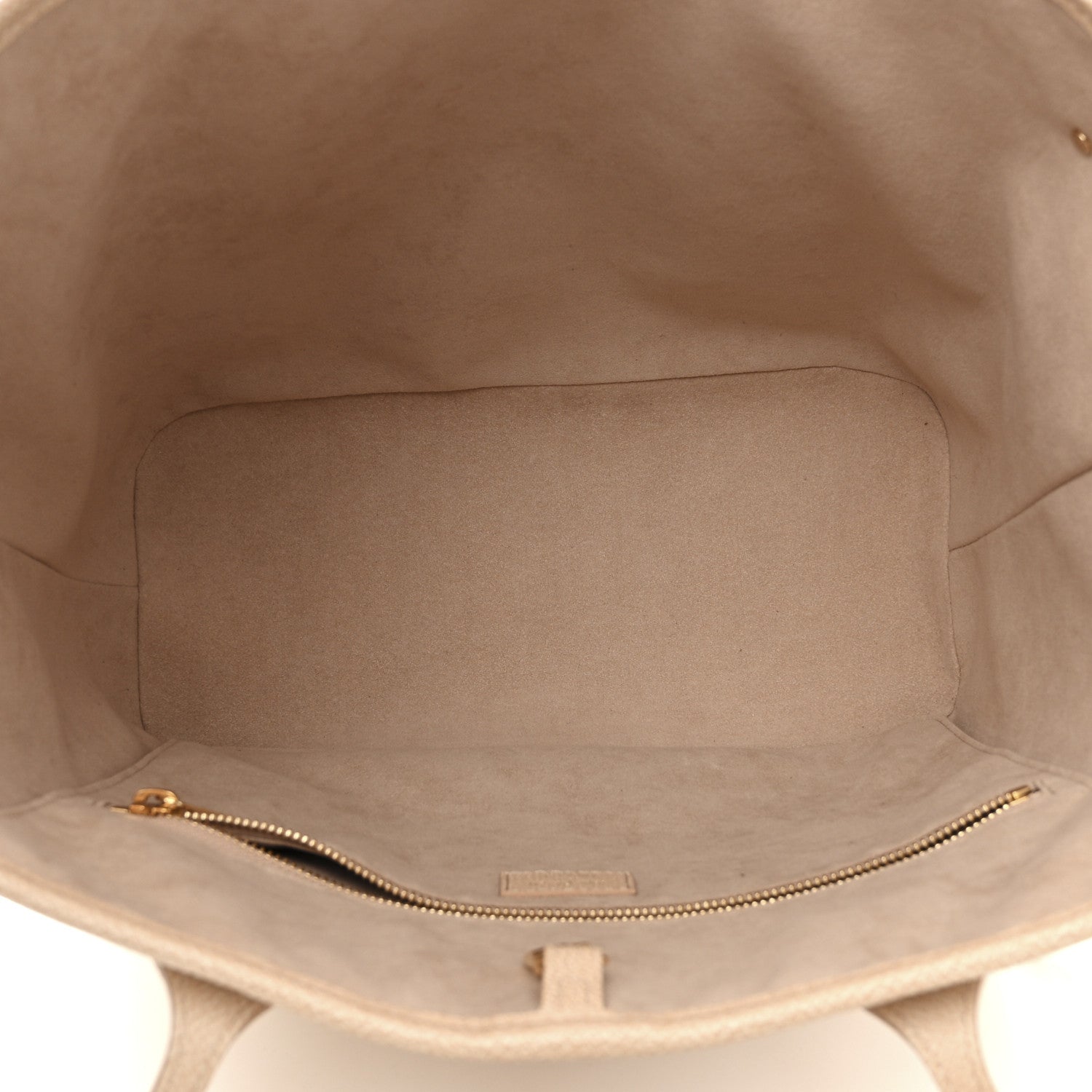 Louis Vuitton Empreinte Monogram Summer Stardust Neverfull MM Beige Clair 6 of 11