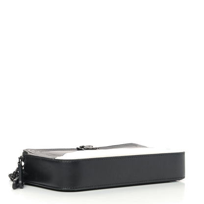 Chanel Bi-Color Small Boy Clutch With Chain So Black 3 of 5
