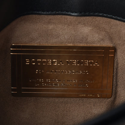 Bottega Veneta Karung Ostrich Nappa Intrecciato Darling Shoulder Bag Black 8 of 10