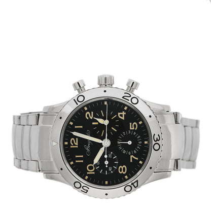Breguet Stainless Steel 39mm Type XX Aeronavale Chronograph Automatic Watch Black 3800 2 of 5