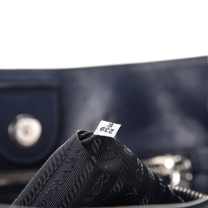 Prada Soft Calf Shopping Tote Baltico 12 of 13