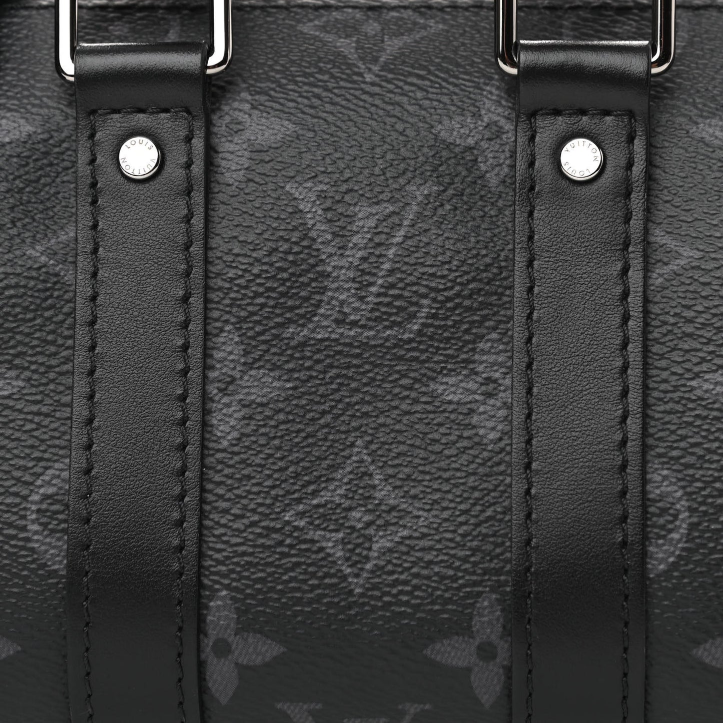 Reverse Monogram Eclipse Keepall XS Black