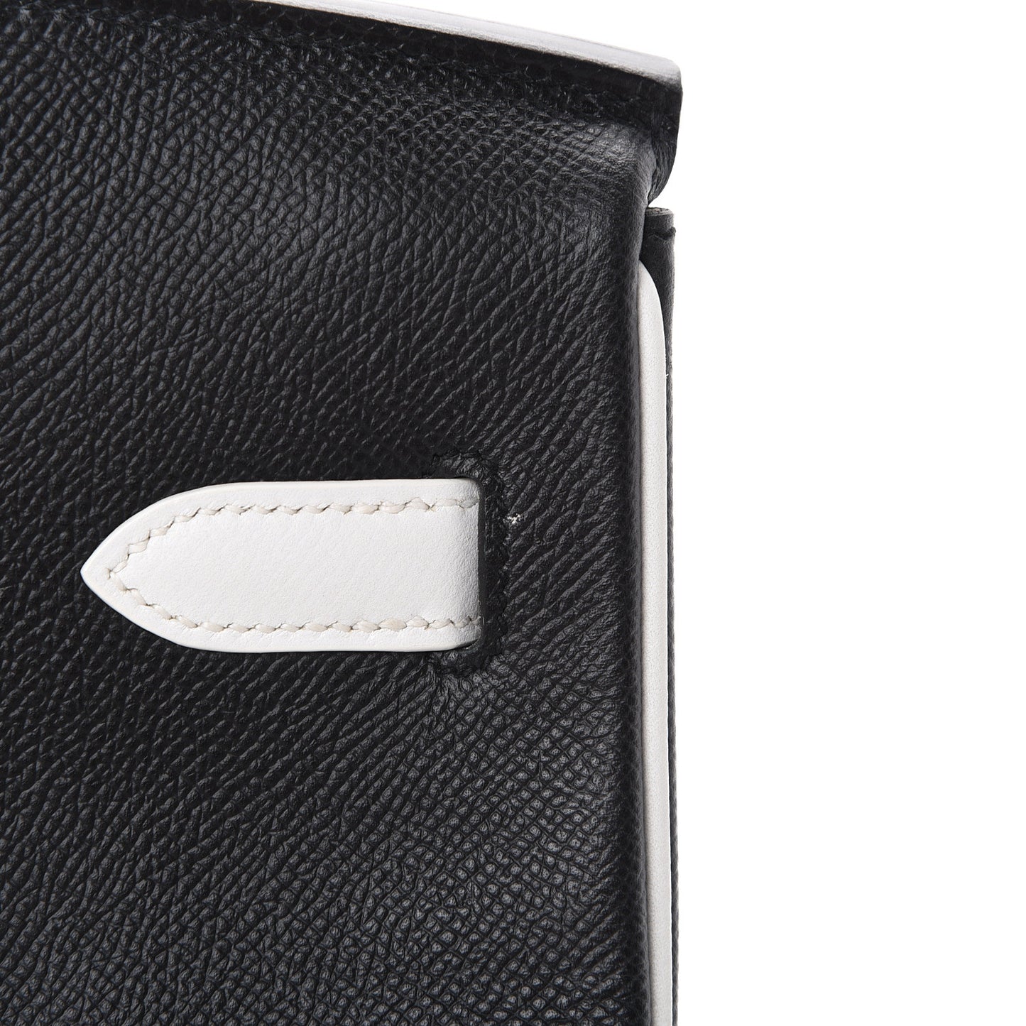 Epsom Horseshoe Birkin 35 Black White
