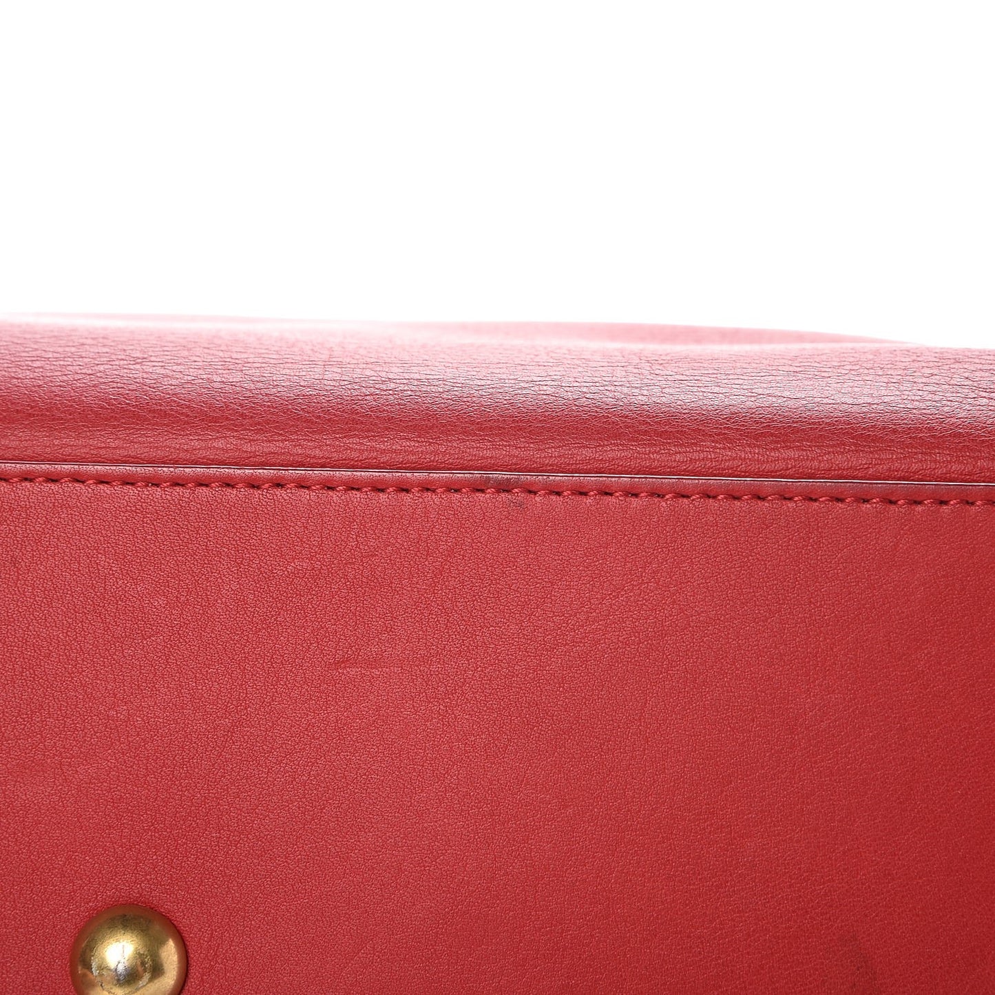 Calfskin Small Classic Y Cabas Rouge Orient
