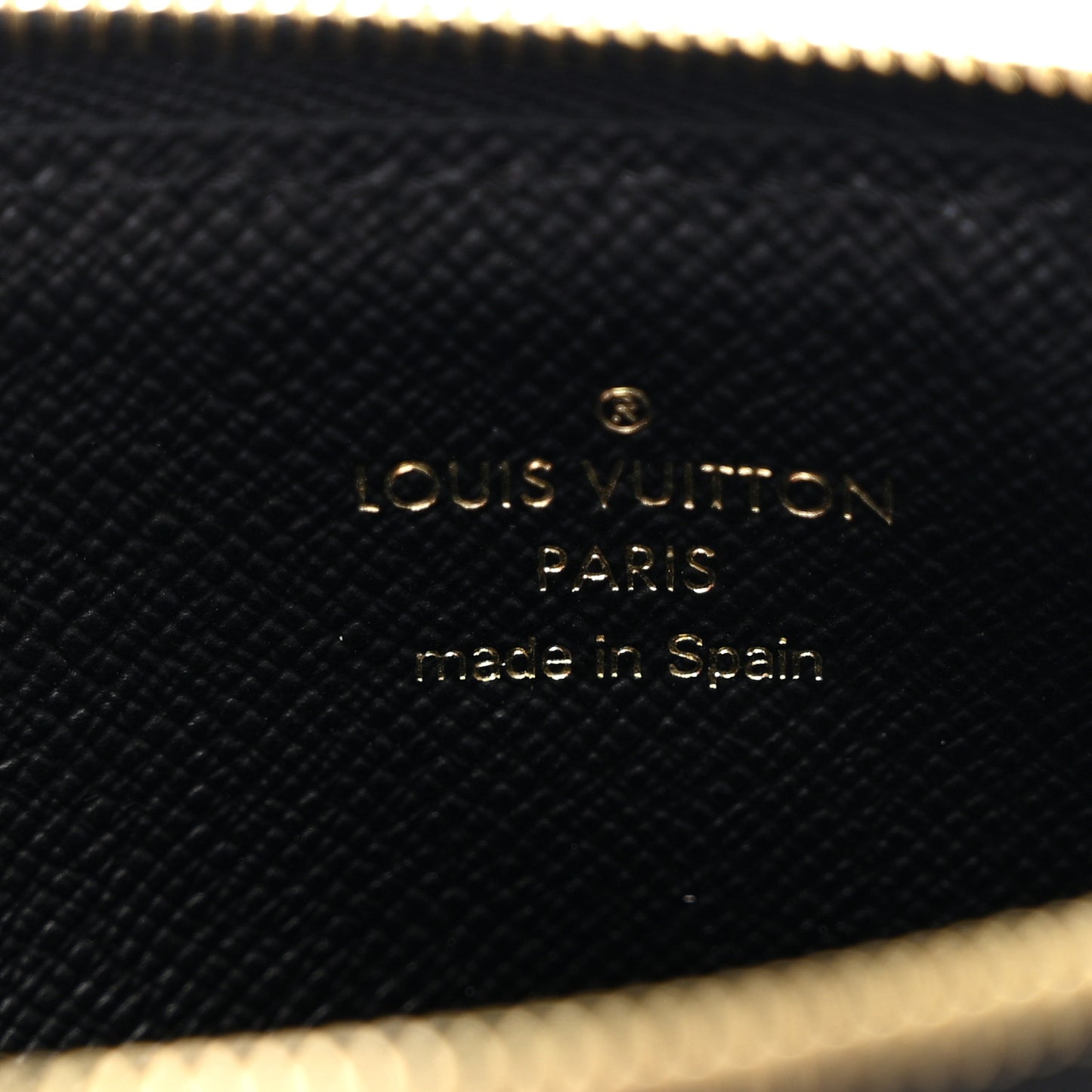 Monogram Slim Purse Black
