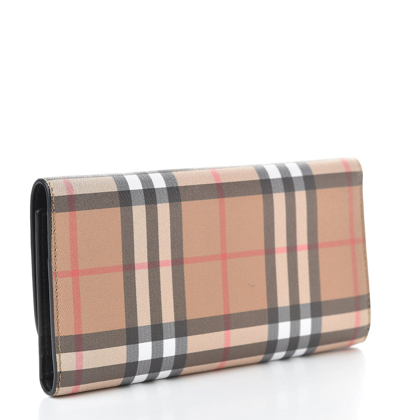 Vintage Check Henley Wallet Black